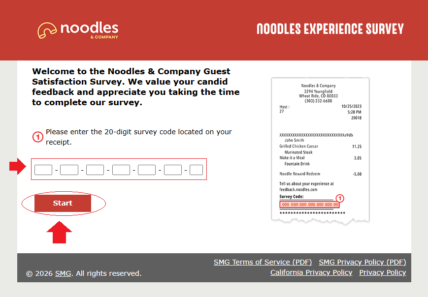 Feedback Noodles Survey